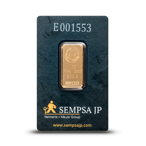 Achetez un lingot d'or certifié de 50 grammes au Comptoir de l'Or